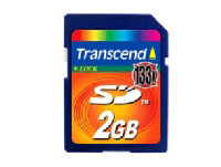 Transcend 133X Secure Digital Card, 2GB (TS2GSD133) Transcend 133X Secure Digital Card, 2GB (TS2GSD133)